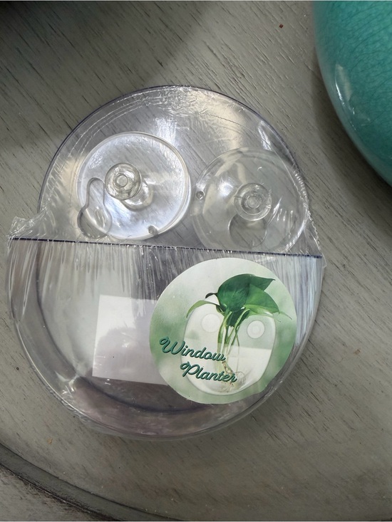 Other - Window Planter Clear Suction-Bag Hanging Planter - Clear. NEW